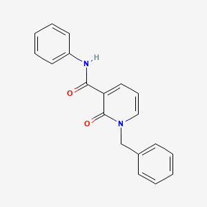 molecular formula C19H16N2O2 B3012927 1-benzyl-2-oxo-N-phenylpyridine-3-carboxamide CAS No. 338755-06-9