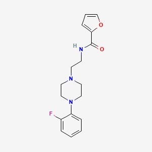 molecular formula C17H20FN3O2 B3012940 N-(2-(4-(2-氟苯基)哌嗪-1-基)乙基)呋喃-2-甲酰胺 CAS No. 1049473-22-4