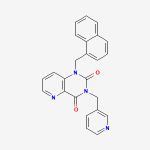 1-(naphthalen-1-ylmethyl)-3-(pyridin-3-ylmethyl)pyrido[3,2-d]pyrimidine-2,4(1H,3H)-dione