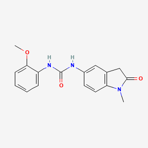 1-(2-Methoxyphenyl)-3-(1-methyl-2-oxoindolin-5-yl)urea