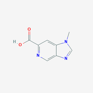 molecular formula C8H7N3O2 B030130 1-甲基-1H-咪唑并[4,5-c]吡啶-6-羧酸 CAS No. 1234014-36-8