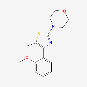 4-[4-(2-Methoxyphenyl)-5-methyl-1,3-thiazol-2-yl]morpholine
