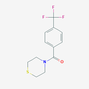 Thiomorpholin-4-yl-[4-(trifluoromethyl)phenyl]methanone