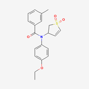 N-(1,1-dioxido-2,3-dihydrothiophen-3-yl)-N-(4-ethoxyphenyl)-3-methylbenzamide