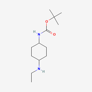 molecular formula C13H26N2O2 B3013063 叔丁基(4-(乙氨基)环己基)氨基甲酸酯 CAS No. 1353981-97-1