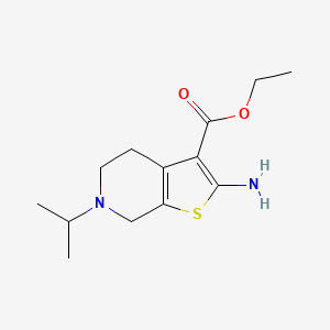 2-Amino-6-isopropyl-4,5,6,7-tetrahydro-thieno-[2,3-c]pyridine-3-carboxylic acid ethyl ester