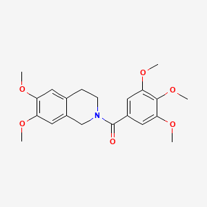 [6,7-dimethoxy-3,4-dihydro-2(1H)-isoquinolinyl](3,4,5-trimethoxyphenyl)methanone