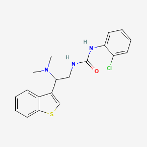 3-[2-(1-Benzothiophen-3-yl)-2-(dimethylamino)ethyl]-1-(2-chlorophenyl)urea