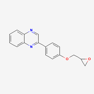2-[4-(Oxiran-2-ylmethoxy)phenyl]quinoxaline