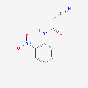 2-cyano-N-(4-methyl-2-nitrophenyl)acetamide