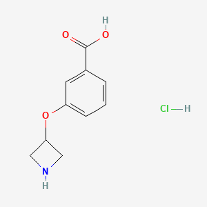 3-(Azetidin-3-yloxy)benzoic acid;hydrochloride