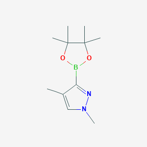 molecular formula C11H19BN2O2 B3013180 1,4-Dimethyl-3-(4,4,5,5-tetramethyl-1,3,2-dioxaborolan-2-yl)pyrazole CAS No. 2223043-80-7