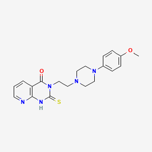 3-[2-[4-(4-methoxyphenyl)piperazin-1-yl]ethyl]-2-sulfanylidene-1H-pyrido[2,3-d]pyrimidin-4-one