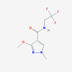 3-methoxy-1-methyl-N-(2,2,2-trifluoroethyl)-1H-pyrazole-4-carboxamide