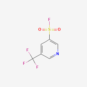 molecular formula C6H3F4NO2S B3013224 5-(三氟甲基)吡啶-3-磺酰氟 CAS No. 2168804-44-0