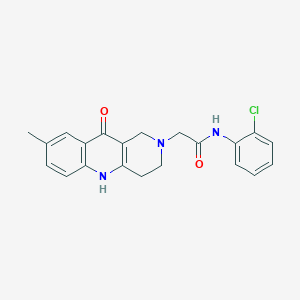 N-(2-chlorophenyl)-2-(8-methyl-10-oxo-3,4-dihydrobenzo[b][1,6]naphthyridin-2(1H,5H,10H)-yl)acetamide