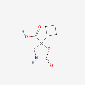 5-Cyclobutyl-2-oxo-1,3-oxazolidine-5-carboxylic acid