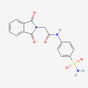 2-(1,3-dioxo-1,3-dihydro-2H-isoindol-2-yl)-N-(4-sulfamoylphenyl)acetamide