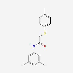molecular formula C17H19NOS B3013293 N-(3,5-dimethylphenyl)-2-[(4-methylphenyl)sulfanyl]acetamide CAS No. 329079-40-5