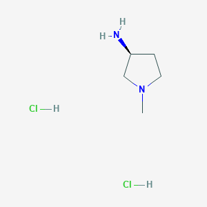 molecular formula C5H14Cl2N2 B3013322 (S)-1-Methylpyrrolidin-3-amine dihydrochloride CAS No. 214357-95-6; 874348-06-8