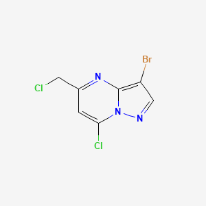 3-Bromo-7-chloro-5-(chloromethyl)pyrazolo[1,5-a]pyrimidine