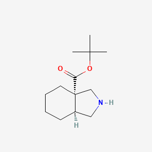 Tert-butyl (3aS,7aS)-1,2,3,4,5,6,7,7a-octahydroisoindole-3a-carboxylate
