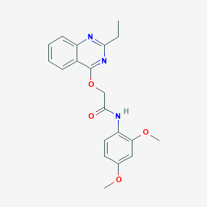 N'-(2-chlorophenyl)-N-methyl-N-(2-{5-[4-(pyrrolidin-1-ylcarbonyl)phenyl]-1,2,4-oxadiazol-3-yl}ethyl)urea