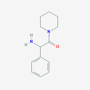 molecular formula C13H18N2O B3013342 2-氨基-2-苯基-1-(哌啶-1-基)乙酮 CAS No. 24153-06-8