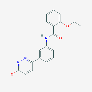 molecular formula C20H19N3O3 B3013355 2-ethoxy-N-(3-(6-methoxypyridazin-3-yl)phenyl)benzamide CAS No. 899954-35-9