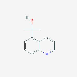 molecular formula C12H13NO B3013361 2-(Quinolin-5-yl)propan-2-ol CAS No. 1523041-03-3