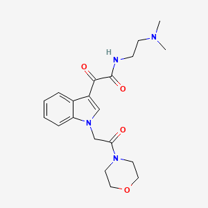 N-(2-(dimethylamino)ethyl)-2-(1-(2-morpholino-2-oxoethyl)-1H-indol-3-yl)-2-oxoacetamide