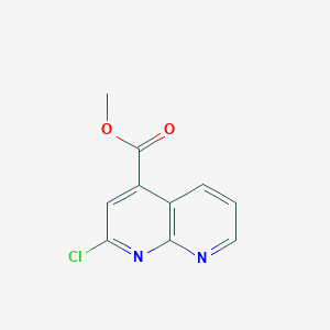 Methyl 2-chloro-1,8-naphthyridine-4-carboxylate