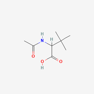 molecular formula C8H15NO3 B3013382 2-Acetamido-3,3-dimethylbutanoic acid CAS No. 22146-58-3; 22146-59-4; 3120-64-7