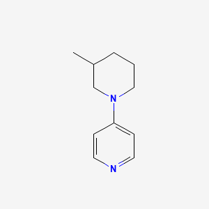 molecular formula C11H16N2 B3013389 4-(3-Methylpiperidin-1-yl)pyridine CAS No. 97148-74-8