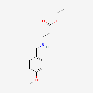 Ethyl 3-{[(4-methoxyphenyl)methyl]amino}propanoate