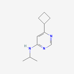 molecular formula C11H17N3 B3013452 6-cyclobutyl-N-(propan-2-yl)pyrimidin-4-amine CAS No. 2098139-11-6