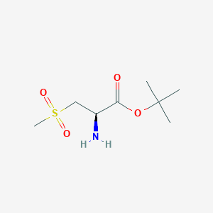 B3013600 Tert-butyl (2R)-2-amino-3-methylsulfonylpropanoate CAS No. 2248199-02-0