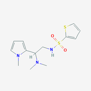 N-(2-(dimethylamino)-2-(1-methyl-1H-pyrrol-2-yl)ethyl)thiophene-2-sulfonamide