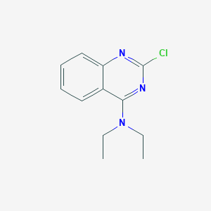 molecular formula C12H14ClN3 B3013658 2-氯-N,N-二乙基喹唑啉-4-胺 CAS No. 35691-09-9