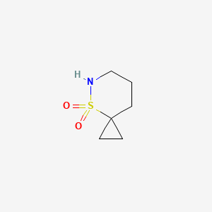 molecular formula C6H11NO2S B3013670 4lambda6-Thia-5-azaspiro[2.5]octane 4,4-dioxide CAS No. 2138234-03-2