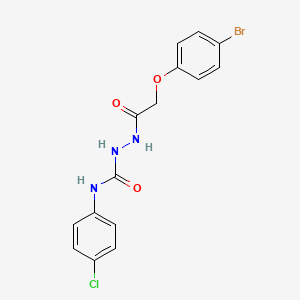 1-(2-(4-Bromophenoxy)acetyl)-4-(4-chlorophenyl)semicarbazide