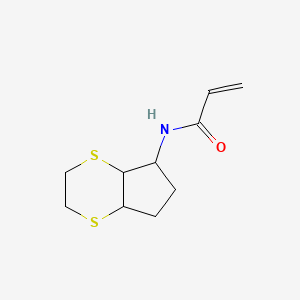 N-(3,4a,5,6,7,7a-Hexahydro-2H-cyclopenta[b][1,4]dithiin-5-yl)prop-2-enamide
