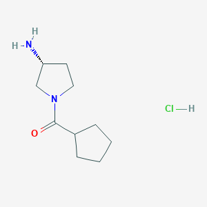 (R)-(3-Aminopyrrolidin-1-yl)(cyclopentyl)methanone hydrochloride