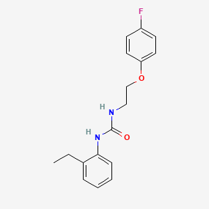 molecular formula C17H19FN2O2 B3013744 1-(2-Ethylphenyl)-3-(2-(4-fluorophenoxy)ethyl)urea CAS No. 1171989-36-8