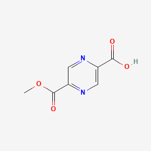 molecular formula C7H6N2O4 B3013779 5-(Methoxycarbonyl)pyrazine-2-carboxylic acid CAS No. 1206250-26-1