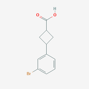 molecular formula C11H11BrO2 B3013829 3-(3-Bromophenyl)cyclobutanecarboxylic Acid CAS No. 1512074-73-5