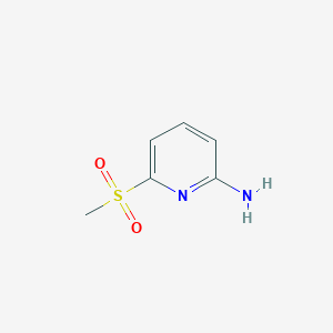 molecular formula C6H8N2O2S B3013867 6-(甲磺酰基)吡啶-2-胺 CAS No. 22294-63-9
