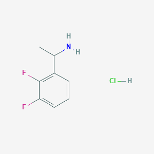molecular formula C8H10ClF2N B3013893 1-(2,3-Difluorophenyl)ethan-1-amine hydrochloride CAS No. 1427378-79-7