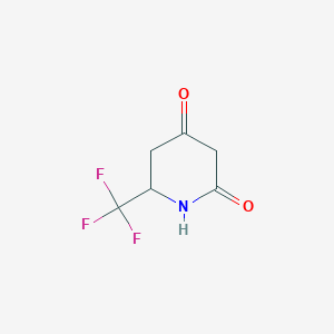 B3013921 6-(Trifluoromethyl)piperidine-2,4-dione CAS No. 1552231-27-2