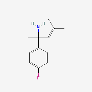 2-(4-Fluorophenyl)-4-methylpent-3-en-2-amine